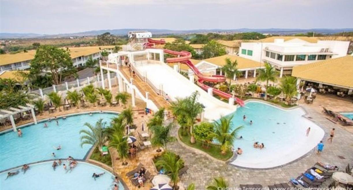 Lacqua Diroma V Apt Localizado Proximo A Portariaparque Aquatico Completo Nao Dispomos De Roupa De Cama E Banho Caldas Novas Exterior foto